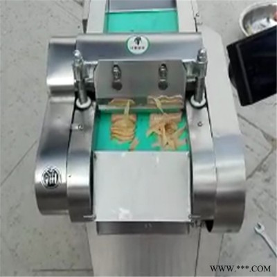 不锈钢山药切丝切片机 韭菜切段机图片 大头菜切块机型号