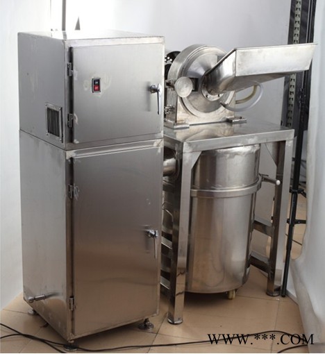 大型薏苡打粉机，除尘锤式打粉机，水冷山药打粉机图2