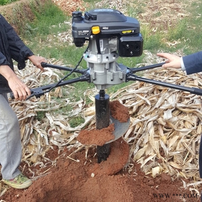 池州山药种植打眼机 果园种植挖坑机 D汽油打洞挖坑机图5