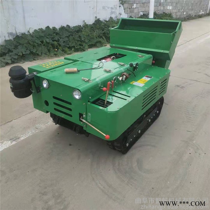 履带式施肥机 山药开沟填土机  智航履带施肥开沟机厂家图4