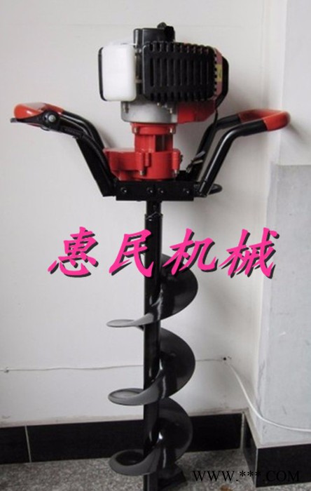 山地丘陵地种植山药钻土打孔机  小型便携式汽油挖坑机图片图2