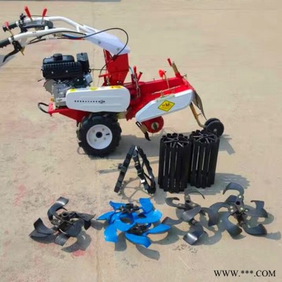 开沟种植培土机 农用起垄开沟机 手推式施肥种植山药培土机
