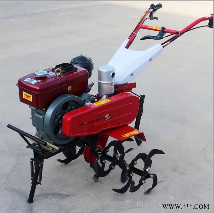 柴油9马力果园开沟机图片 启航山药起垄封沟机 大棚旋耕机图7