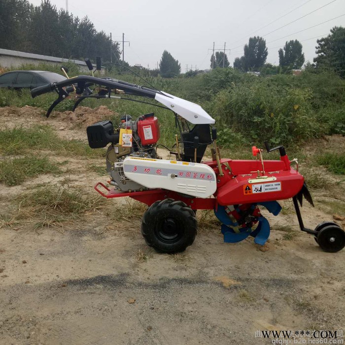 柴油9马力果园开沟机图片 启航山药起垄封沟机 大棚旋耕机图8