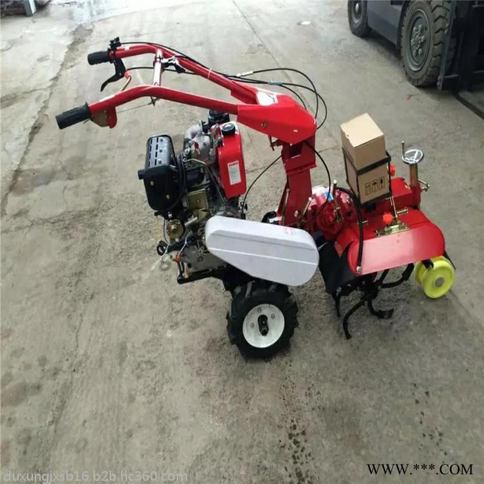 多功能柴油旋耕机图片 手扶种植黄姜开沟起垄机 山药开沟机厂家图6