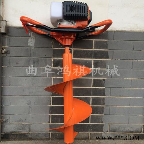 山药种植打眼机 汽油轻便挖坑机价格 大同 种植机钻地机图8