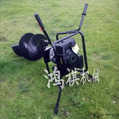 山药种植打眼机 汽油轻便挖坑机价格 大同 种植机钻地机