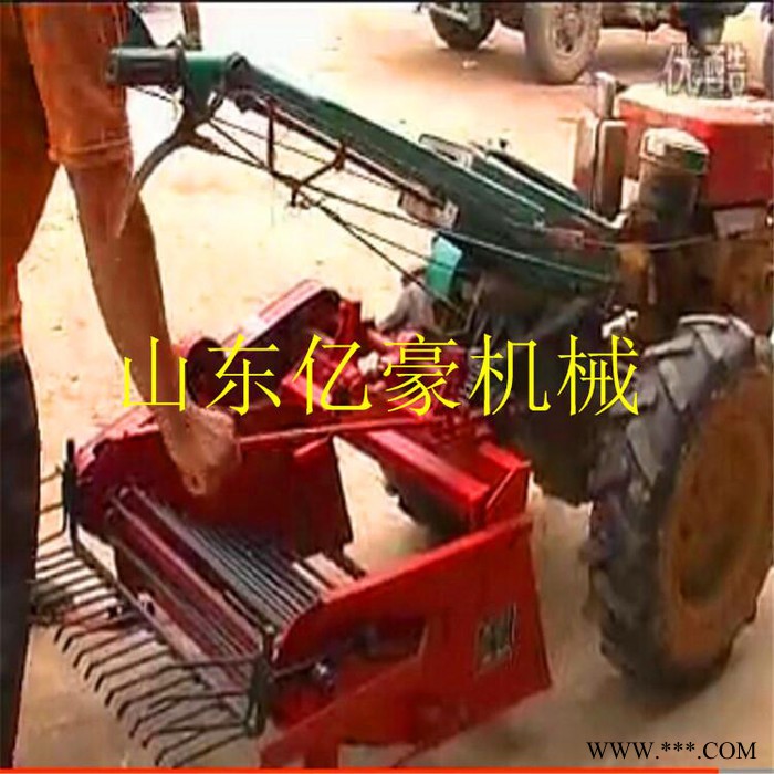 青阳县亿豪牌 三点悬挂链条传动多功能药材收获机 山药收获机图2
