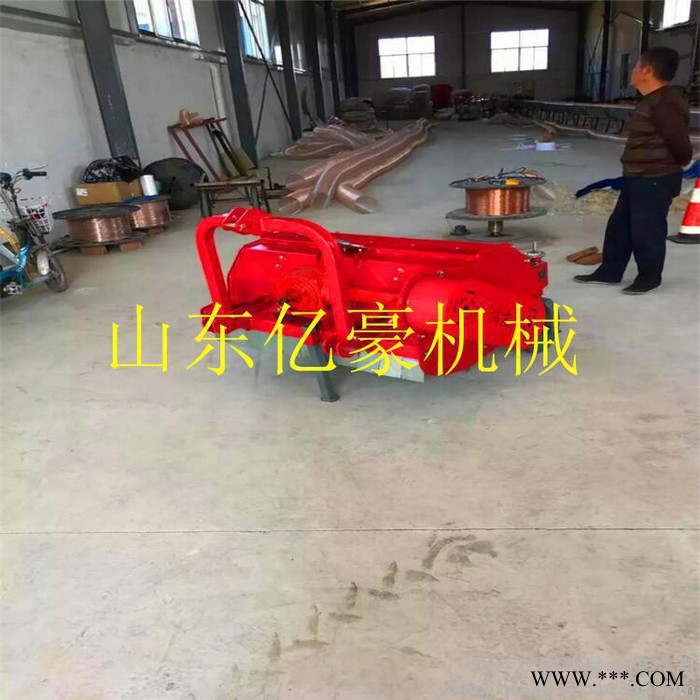 青阳县亿豪牌 三点悬挂链条传动多功能药材收获机 山药收获机图3