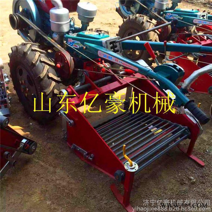 青阳县亿豪牌 三点悬挂链条传动多功能药材收获机 山药收获机图6
