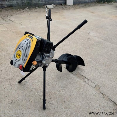 山药种植打孔机 华晨果树施肥钻眼机 HC-WKJ埋桩挖坑机