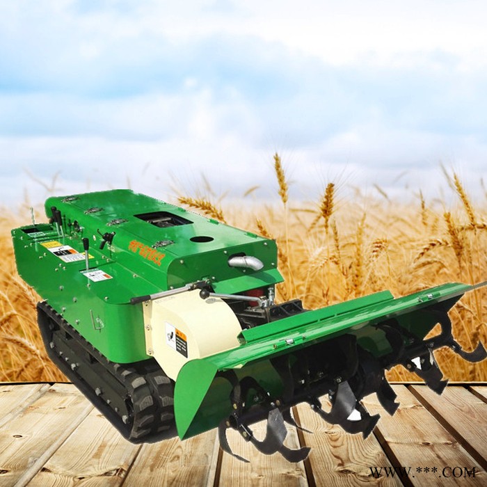 履带式山药果园锄草机 加宽履带旋耕机  果园农家肥回填机富兴图7