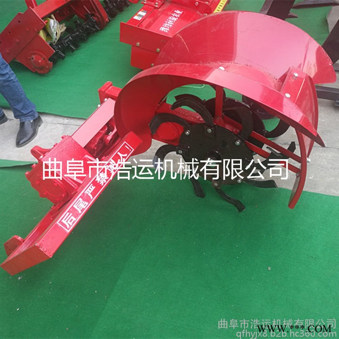 山东曲阜浩运机械低价批发多功能拖拉机开沟机 大功率开沟深大姜山药种植开沟机图5