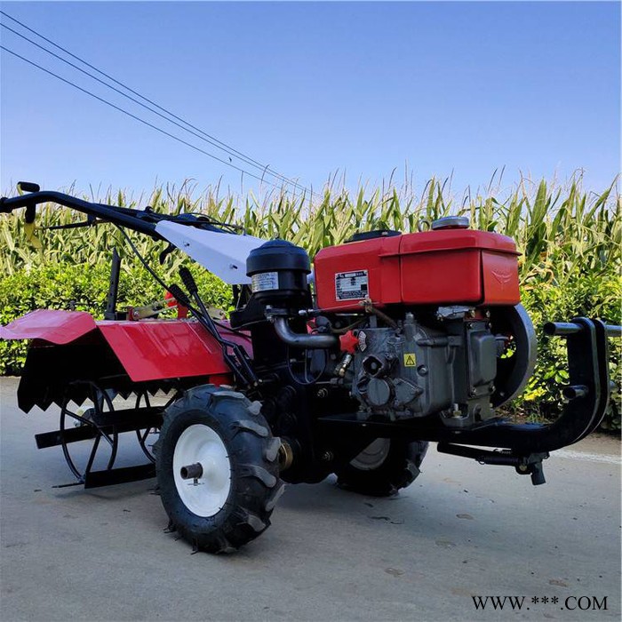 佳鑫机械生产山药种植开沟培土机 15马力手扶式微耕机 山地丘陵种植翻地机图2