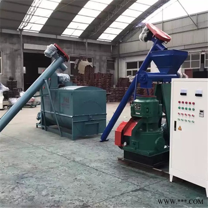 山东济宁 豆粕饲料颗粒机 稻壳破碎颗粒机 中药山药粉颗粒机 小型家用颗粒饲料机 牧场颗粒机图5