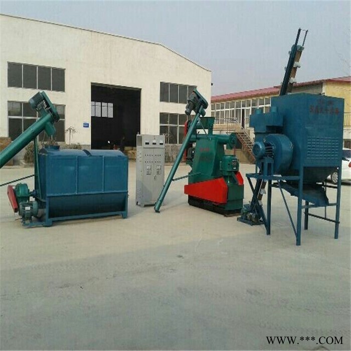 山东济宁 豆粕饲料颗粒机 稻壳破碎颗粒机 中药山药粉颗粒机 小型家用颗粒饲料机 牧场颗粒机图4