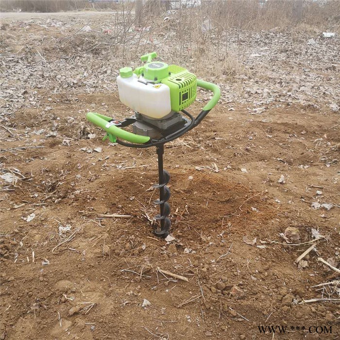 大直径多功能便携式植树挖坑机 自走式山药种植挖坑机 手推打洞机厂家图2