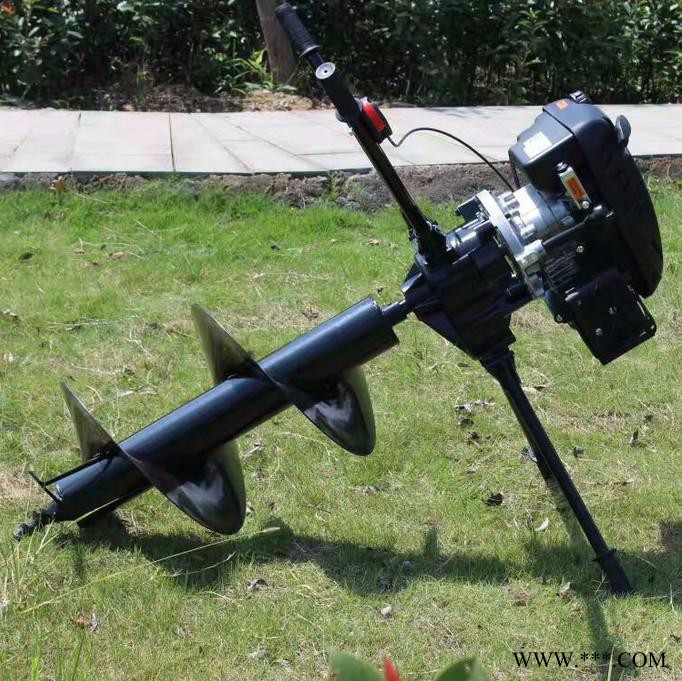 德鑫植树造林挖树机电线杆大棚埋桩立柱打桩机 山药种植打孔钻眼图2