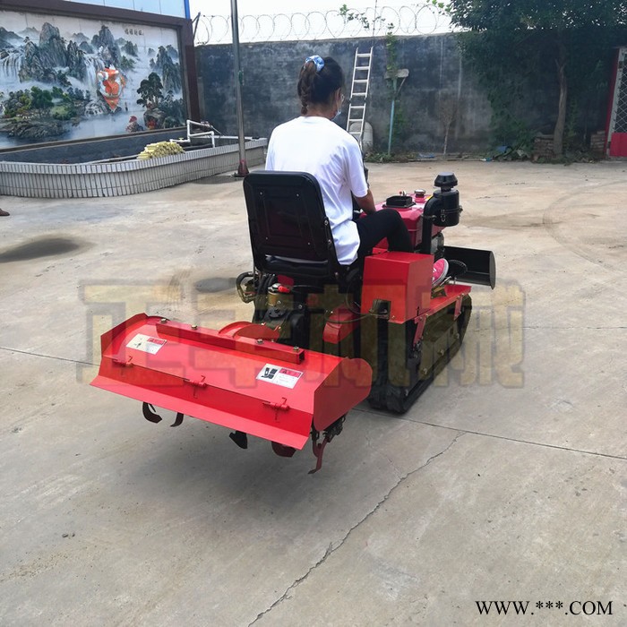 自走式农田旋耕机 大马力开沟施肥一体机 山药沟专用履带式回填机图5