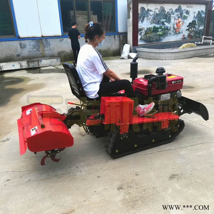 自走式农田旋耕机 大马力开沟施肥一体机 山药沟专用履带式回填机图4