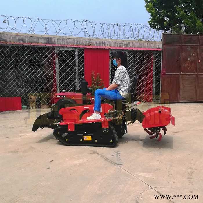 自走式农田旋耕机 大马力开沟施肥一体机 山药沟专用履带式回填机图7