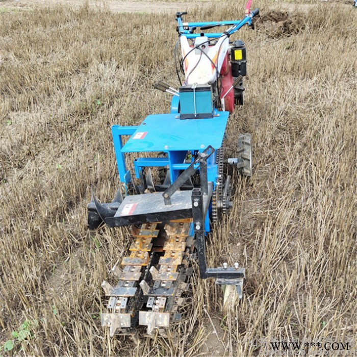 富兴机械生产链条开沟机 山药种植自走式挖沟机 单双链条开沟机厂家图4