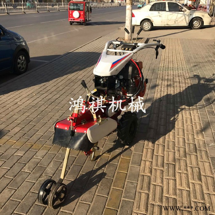 低噪音山药种植开沟机 T汽油柴油电启动开沟机 汽油培土开沟机新款式图2