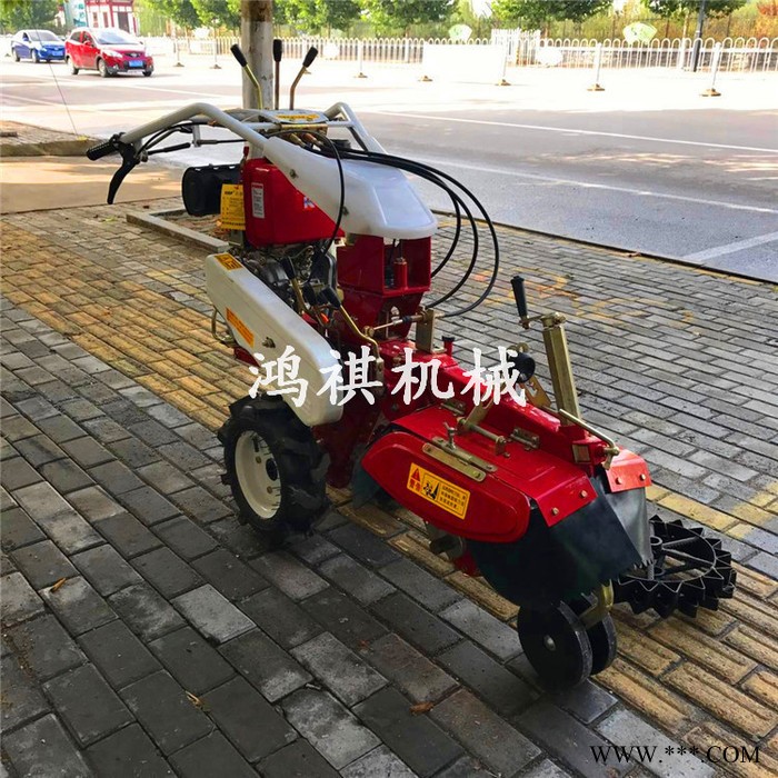 低噪音山药种植开沟机 T汽油柴油电启动开沟机 汽油培土开沟机新款式图5
