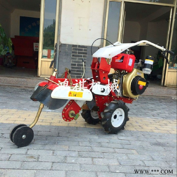 低噪音山药种植开沟机 T汽油柴油电启动开沟机 汽油培土开沟机新款式图4