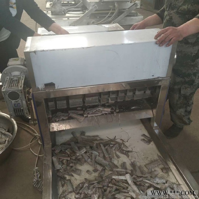 鼎鸿QDJ-200型 带鱼切块机 秋刀鱼切段机 山药切段机 莲藕切段机 大葱切段机 鼎鸿制造图4