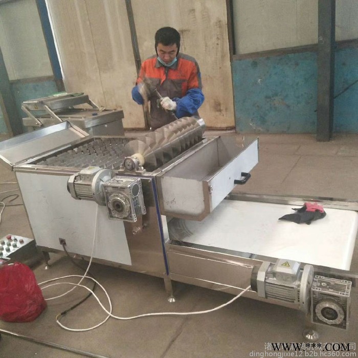 鼎鸿QDJ-200型 带鱼切块机 秋刀鱼切段机 山药切段机 莲藕切段机 大葱切段机 鼎鸿制造图3