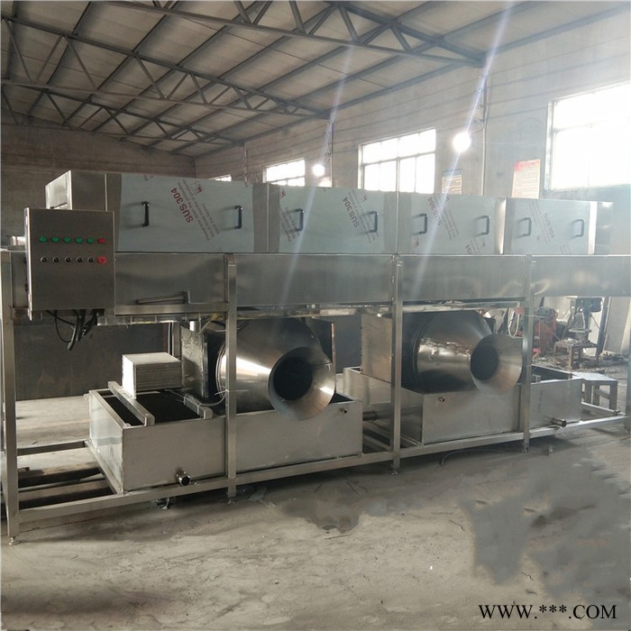 义康牌PL-5000型 山药去泥清洗设备 梨子高压喷淋机 李子清洗流水线图3