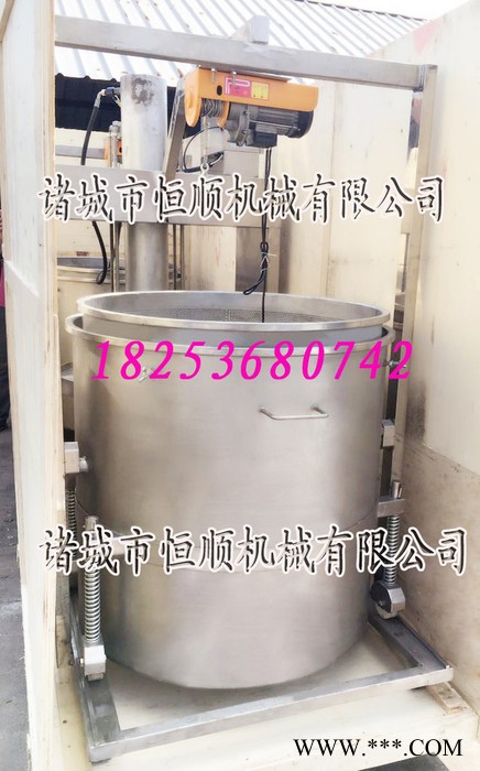 杨梅、树莓桑果混合酒液压榨机 浸淋后酱油渣压榨机 山药压榨机图3