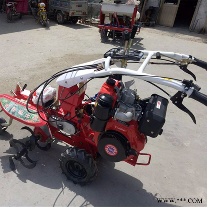 山药开荒培土机价格 大葱开沟培土机 富兴批发上档位汽油大马力打梗机图6