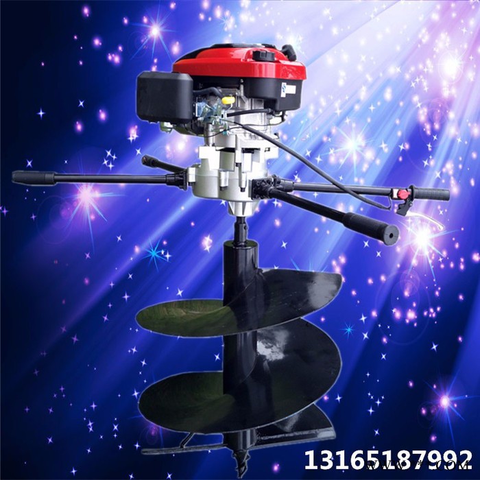 沈阳 **螺旋打桩施肥机 大马力四冲程地钻挖坑机 山药火龙果种植机图4