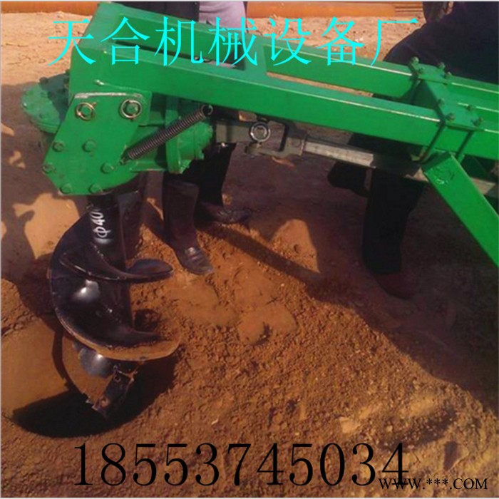 马力大  挖坑速度快 省时 省力 打孔机地钻钻头 山药种植机地钻 多功能一体机图3