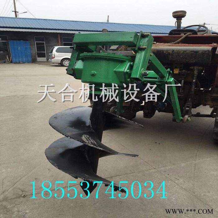 马力大  挖坑速度快 省时 省力 打孔机地钻钻头 山药种植机地钻 多功能一体机图5