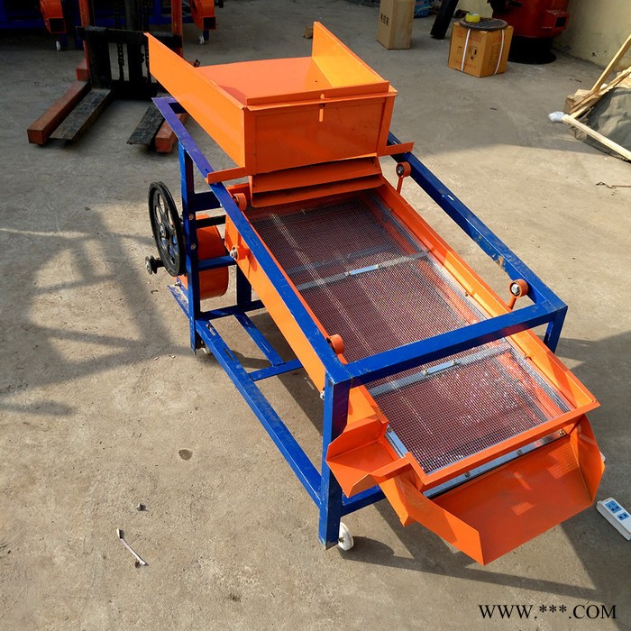 大型风选比重玉米筛选机 吹风式黄豆去瘪粒筛选机 山药豆子大小分选机图8