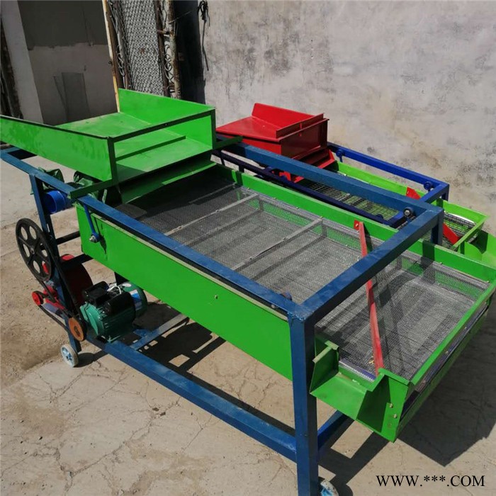 广盛  多功能粮食筛选机 电动直线双层玉米高粱筛选机 山药豆筛选机图7