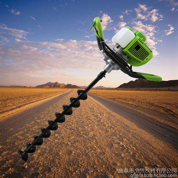 金佳机械JJ-WK秦皇岛山药种植钻眼机 手推式挖坑机 轻便植树打坑机价格 手提式挖坑机图5