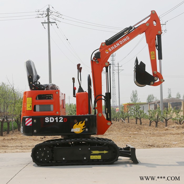 宁夏农用小型挖掘机  多功能小挖掘机  大棚土地平整用小挖机 挖山药用的履带挖掘机 多功能小型挖土机图4