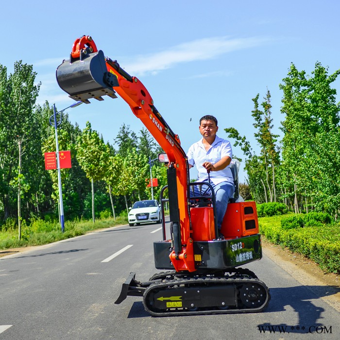 宁夏农用小型挖掘机  多功能小挖掘机  大棚土地平整用小挖机 挖山药用的履带挖掘机 多功能小型挖土机图2