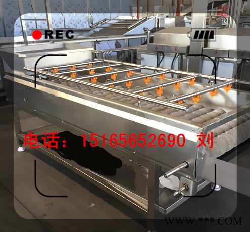 佳品机械供应6-800南方水果清洗线，出口马铃薯喷淋清洗机，大型连续薯类清洗机，山药清洗设备图3