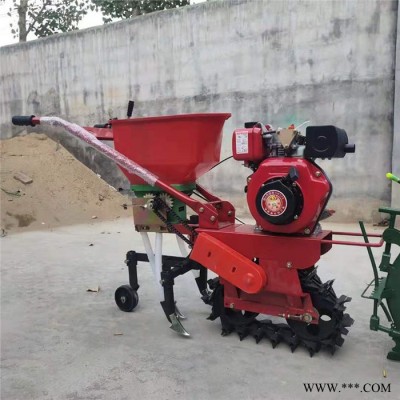 富兴山药种植开沟培土机 山坡地耕种松土机 农用链条式田园管理机