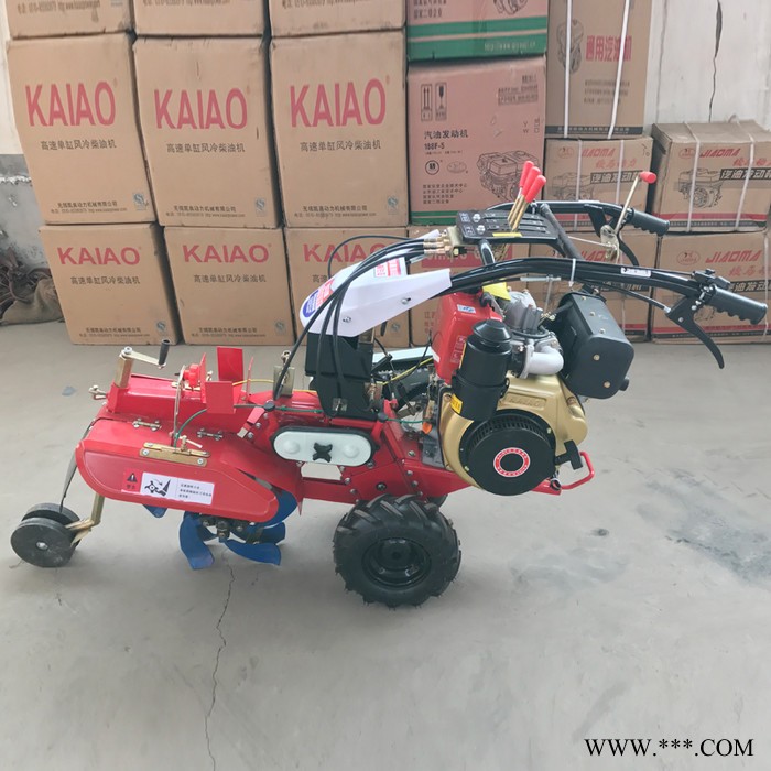 富兴山药种植开沟培土机 山坡地耕种松土机 农用链条式田园管理机图4