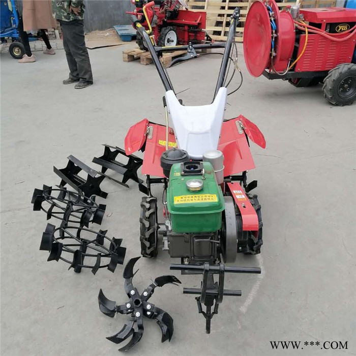 富兴山药种植开沟培土机 山坡地耕种松土机 农用链条式田园管理机图3