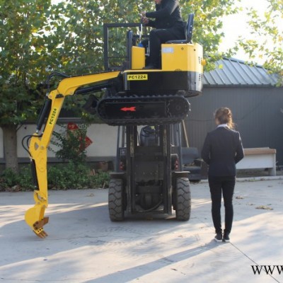 山药机小型挖掘机 全新 微型果园苗圃挖机小型履带式挖掘机