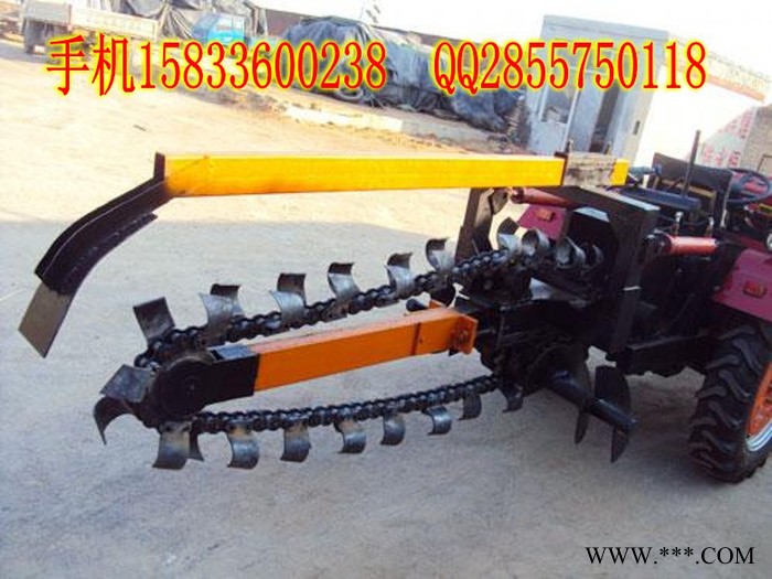 果园开沟机 山药地、埋线沟使用双缸四驱大马力开沟机 全国发货                标价10000元是机图3