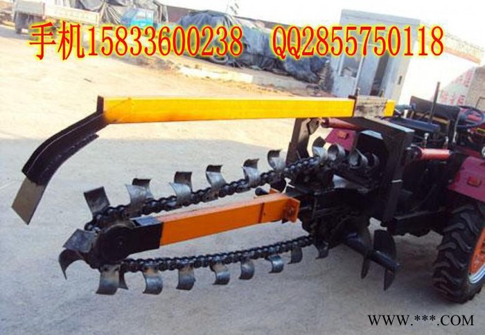 开沟机 大型开沟机设备 时风双缸四驱大马力拖拉机开沟机 山药图3