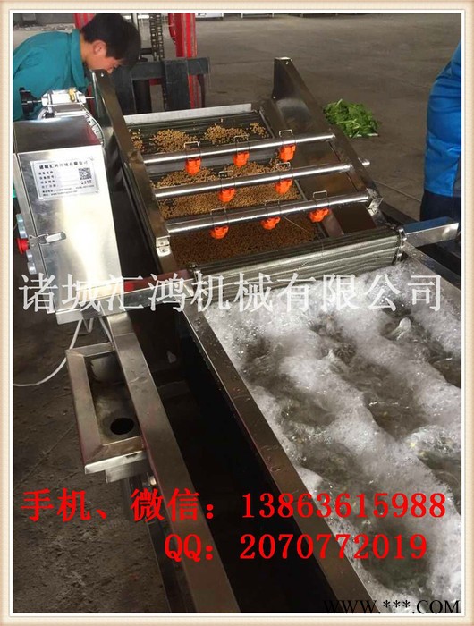 巴西咖啡豆清洗机谁家专业 山药豆气泡清洗机价格优惠 汇鸿成功投放市场图2